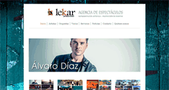 Desktop Screenshot of lekarproducciones.com